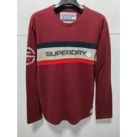 ราคา เสื้อแขนยาว superdry สีแดง มือสอง size 3xl อก 46 นิ้ว (17195630092)