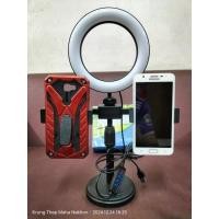ราคา ไฟวงแหวน LED+พร้อมขาตั้ง+ที่วางมือถือ 2 อัน ไฟถ่ายทอดสดพร้อมขาตั้งไฟ โหมดไฟ 3 สี/ไฟวงแหวน 10 ระดับ (52205181473)