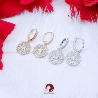 ราคา Miss Earring ต่างหูดอกเดซี่ เพชร Cz Daisy Earrings สีเงิน/ทอง เงินแท้ 925 คุณภาพสูง (9811494183)