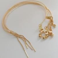 ราคา สร้อยข้อมือ ชุบทองคำ 14K ลายดอกไม้ ปรับได้ เครื่องประดับ diy (14324653861)
