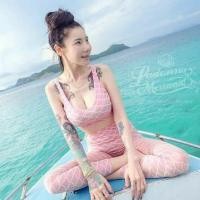 ราคา [พร้อมส่ง] เลกกิ้งนางเงือกงานตัดร้าน ของแท้ ออริจินอล Mermaid leggings ชุดเซ็ท (5946638976)
