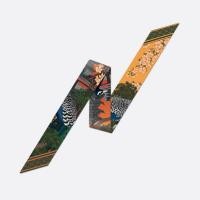 ราคา ผ้าพันคอ Twilly HAKAN ลายนกยูงคู่ Deuxcong (45860679477)