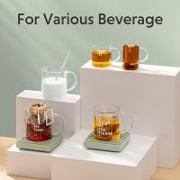 ราคา ของขวัญ ที่อุ่นแก้วชากาแฟ อุณหภูมิคงที่ เครื่องทำความร้อน อุณหภูมิคงที่ อุณหภูมิระคงที่ 2ระดับ USB Coaster ที่อุ่นแก้ว (26777429223)