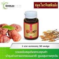 ราคา [1 กระปุก] หลินตัง สมุนไพรจีน ถั่งเช่า + เห็ดหลินจือ | กระปุกละ 30 แคปซูล (51007535051)