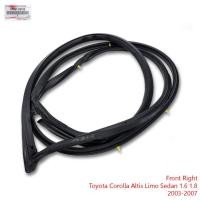 ราคา ยางขอบประตู หน้า-ขวา F-Rh แท้ 1ชิ้น สีดำ สำหรับ Toyota Corolla Altis Limo Sedan ZZE121 1.6 1.8 ปี 2003-2007 (7029616704)