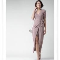 ราคา forever 21 maxi wrap dress (1138193924)