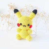 ราคา Amigurumi (ตุ๊กตาถัก) พิคาชู (55711718068)