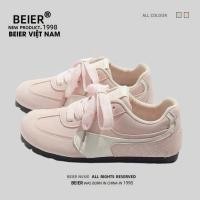 ราคา BEIER AUD 100% BEIER รองเท้าผ้าใบผู้หญิงสีชมพู babie สีชมพู lady beier รองเท้าผ้าใบ 3525 (44311816745)