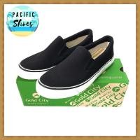ราคา GOLDCITY รองเท้าผ้าใบชาย SLIP ON รุ่น 1285 สีดำ (8501299591)