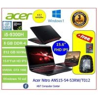 ราคา Notebook Acer Nitro AN515-54-53RW/T012 i5-9300H/8GB/512 GB M.2 NVMe/GTX1050 (3GB DDR5)/no DVD/15.6"/Win10/3Y โน้ตบุ๊ค (2729046250)