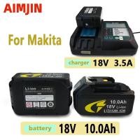 ราคา แบตเตอรี่ 18V 10Ah สําหรับ Makita BL1830B BL1850B BL1850 BL1840 BL1860 BL1815 เปลี่ยนแบตเตอรี่ลิเธียม (52760624232)