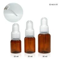 ราคา (แพ็ก 100)ขวดดรอปเปอร์ สีชา SRB20-T แบบดรอปเปอร์ 25ml 30ml 50ml ขวดใส่เซรั่ม ขวดหยด ขวดบรรจุสารเหลว (50606385933)