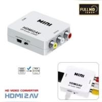 ราคา HDMI TO RCA AV TV CONVERTER - ตัวแปลงวิดีโอเสียง MINI HDMI 2AV (28894871873)