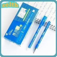 ราคา ZELTH 12 ชิ้น/กล่องปากกาลบได้ความร้อน,สีดําสีฟ้าสีแดงสีเขียวหมึก Quick Dry Erasable Gel Pen,Super Smooth สีไวต่อความร้อน 0.7 มม. Nib ปากกาลูกลื่นอุปกรณ์การเรียน (41331511874)