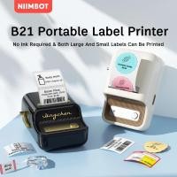 ราคา เครื่องทําเครื่องพิมพ์ฉลาก NIIMBOT B21 B1, เครื่องพิมพ์ฉลากความร้อนแบบพกพาเข้ากันได้กับ Android, iOS และ PC (40712710480)