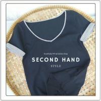 ราคา เสื้อยืดสีดำมือสองป้ายPrivateRabelมือสองสภาพดี (25470744031)