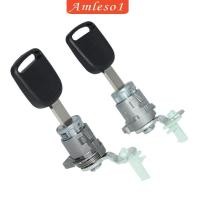ราคา [Amleso1] ซ้ายขวาผู้โดยสารด้านข้างโลหะผสมสังกะสีรถล็อคประตูกระบอกสําหรับ Honda CR-V 2002-2006 Odyssey 2003-2004 (51160860211)