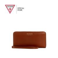 ราคา GUESS กระเป๋า รุ่น VA850046 LAUREL SLG LARGE ZIP AROUND สีน้ำตาล (24783017982)