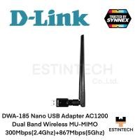 ราคา Wireless USB Adapter (ยูเอสบีไวไฟ) D-Link DWA-185 Nano AC1200 Dual Band Wireless MU-MIMO ของใหม่ (15550955908)