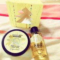ราคา Gift set The Body Shop ใหม่! Moringa Shower Gel + body butter (6407416051)