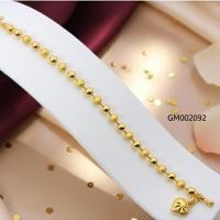 ราคา New สร้อยข้อมือไข่ปลาสลับทราย 2สลึง GM002092055 สร้อยข้อมือทอง ทองไมครอน (22640563918)