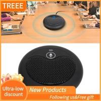 ราคา Treee ไมโครโฟนประชุมลำโพง 360 องศารอบทิศทาง USB Ultra Thin สำหรับคอมพิวเตอร์ (55059599273)