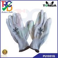 ราคา ถุงมือไนล่อนเคลือบพียูสีเทา PU1001G เบอร์ L (12คู่แพ็ค) ถุงมือไนล่อนเคลือบ PU TONGA สีเทา PU1001G (16478507467)