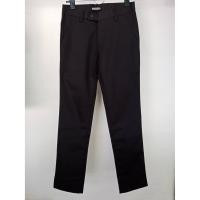 ราคา Size 28-48* กางเกงสแล็ค ผ้ากำมะดิน ไม่ยืด ซักไม่เป็นขน สีดำขากระบอก (1189132032)
