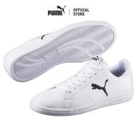 ราคา PUMA BASICS - รองเท้ากีฬาทำจากหนัง Smash Cat สีขาว - 36294503 (19871624013)