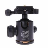 ราคา QZSD Q-02 Ball Head หัวบอล + Quick Release Plate 1/4" Screw สำหรับขาตั้งกล้อง (14252658)