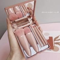 ราคา พร้อมส่งในไทย ชุดแปรงแต่งหน้า 5 ชิ้น แปรงแต่งหน้าพกพา แปรงแต่งหน้าเซต แปรงแต่งหน้าพร้อมกล่อง ราคาถูก (18692018187)