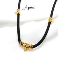 ราคา สร้อยคอเชือกร่มคล้องพระ6องค์ เงินเเท้925 (19255435567)