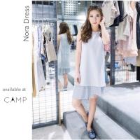 ราคา kannistudio Dress Size S เดรสผ้ากาว เดรสผ้าอัดกาว lookbook zara withkith jaspal (21732393520)