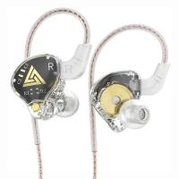 ราคา QKZ AKX IEM Monitor ระดับหูฟังโปร่งใสหูฟังชนิดใส่ในหูพร้อมไมโครโฟน HiFi Bass สเตอริโอ Muisc หูฟัง AUX 3.5 มม. (52658401927)
