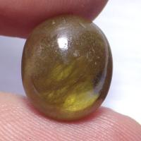 ราคา พลอย หลังเบี้ย สฟีน ธรรมชาติ แท้ ดิบ ( Unheated Natural Sphene Titanite ) หนัก 6.67 กะรัต (50551750578)