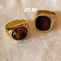 ราคา แหวนผู้หญิง แหวนพลอยตาเสือเทียมสไตล์เมลลาร์ด (24291969799)