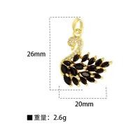 ราคา Classy สร้อยคอสไตล์ไทเทเนียมเหล็กข้าม 18K Gold Chain Full Diamond Swan ฝังทองแดงเพทาย Lip Chain ปลาขนาดเล็ก 4.27 (42580415312)
