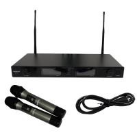 ราคา [ELECTROMATE] ไมโครโฟนไร้สาย/ไมค์ลอยคู่ UHF Professional Wireless รุ่น UM-605 (4761272007)