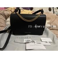 ราคา กระเป๋าcharles&keith หนังสีดำ (27411821352)