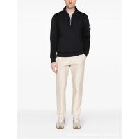 ราคา QLL3 Kt**n Men's Clothing25Solid Color Business Fashion Versatile Zipper Patchwork Textured Plus Size Men's Stand Collar Long Sleeve Sweatshirt (57008332048)