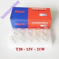 ราคา 10 หลอดไฟท้ายรถยนต์ T20 1 ขา 12v 21w (46911674772)