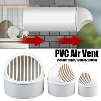 ราคา ANDIN การระบายอากาศแบบท่อ, ช่องระบายอากาศสีขาว PVC, เพดานผนังหมวกระบายอากาศครึ่งทรงกลม (57161605015)