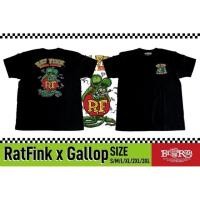 ราคา ((คลังสินค้าพร้อม) Gallop + Rat Fink Rat Co-Branded พิมพ์ฤดูใบไม้ผลิเต็มแขนสั้นผู้ชายผู้หญิงเสื้อยืด (25278889572)