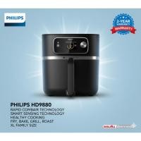 ราคา Philips AirFryer หม้อทอด อากาศ ฟิลิปส์ HD9880 ฟังก์ชันทำอาหารแบบ 22-in-1 ทอดไร้น้ำมัน (29201189757)