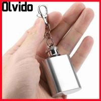 ราคา OLVIDO ขวดวิสกี้แบบพกพา 2 ชิ้น, สแตนเลส 1 ออนซ์ขวดเหล้าสแตนเลส, เงินออกแบบเฉพาะพร้อมขวดไวน์กระเป๋าช่องทางแคมป์ปิ้ง (49511361829)