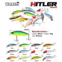 ราคา เหยื่อปลอม HITLER SINKING 85 WEEBASS LURE (เหยื่อปลั๊ก)- (22685349134)