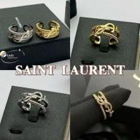 ราคา แบรนด์ใหม่ของแท้ SAINT LAURENT / YSL ตัวอักษรโลโก้แหวนแฟชั่นใหม่ (45258442727)