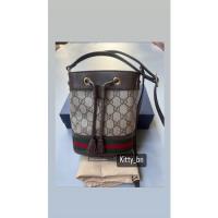 ราคา Used like new Gucci ophidia mini GG bucket bag (22612071656)