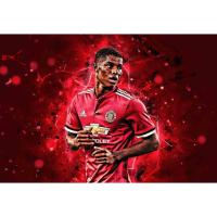 ราคา แรชฟอร์ด Rashford Manchester United แมนเชสเตอร์ยูไนเต็ด แมนยู โปสเตอร์ Poster วอลเปเปอร์ ตกแต่งผนัง ฟุตบอล Football (6056434980)