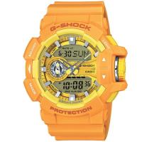 ราคา Casio G-Shock นาฬิกาข้อมือผู้ชาย สายเรซิ่น รุ่น GA-400A-9A - สีเหลือง (283186029)